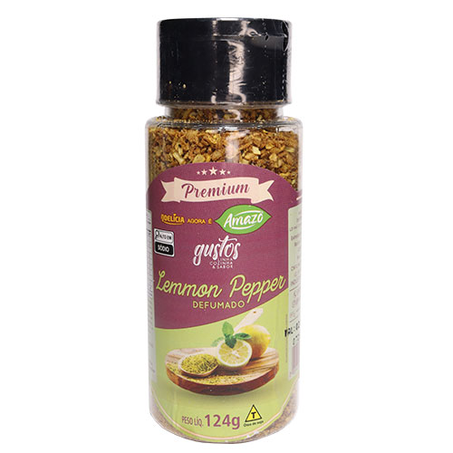 Lemon Pepper defumado 8x124g
