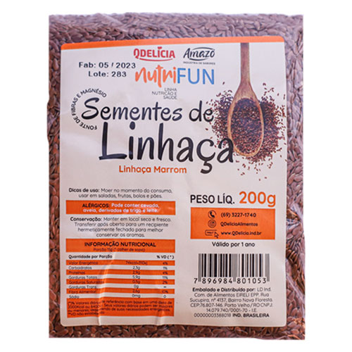 Linhaça Marrom 12x200g