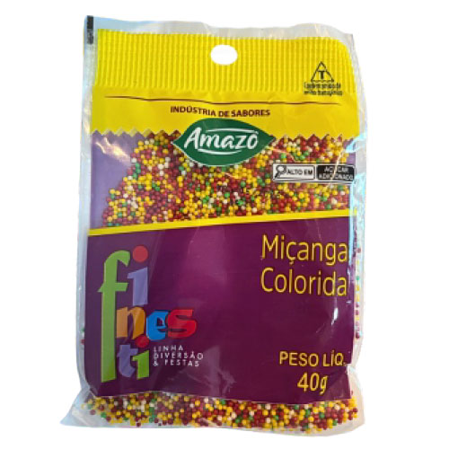 Miçanga Colorida 20x40g