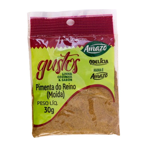 Pimenta do Reino Moída 20x30g