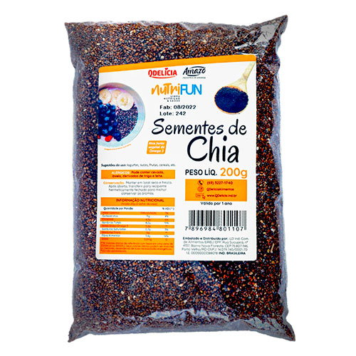 Sementes de Chia 12x200g