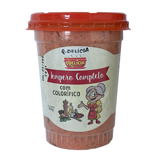 Tempero Completo com Colorífico 12x300 Amazô