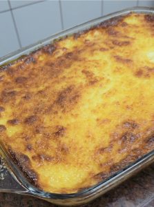 Bolo cremoso de fubá