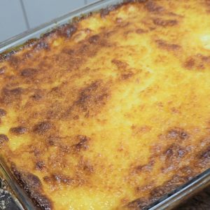 Bolo cremoso de fubá